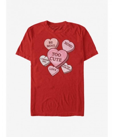 Star Wars The Mandalorian The Child Candy Hearts T-Shirt $8.60 T-Shirts