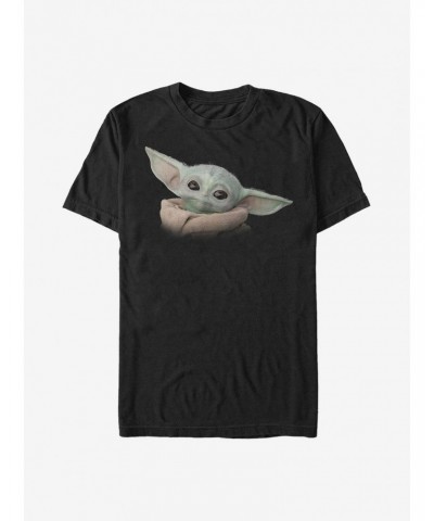 Star Wars The Mandalorian The Child Face T-Shirt $8.60 T-Shirts