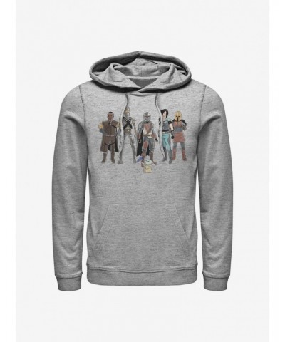 Star Wars The Mandalorian The Child And Friends Hoodie $11.14 Hoodies