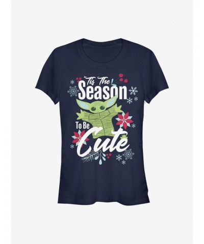 Star Wars The Mandalorian The Child Cute Season Girls T-Shirt $11.21 T-Shirts