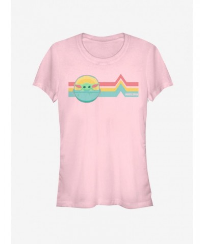 Star Wars The Mandalorian Rainbow Child Girls T-Shirt $9.96 T-Shirts