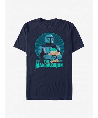 Star Wars The Mandalorian Mando And The Child Epic T-Shirt $11.71 T-Shirts