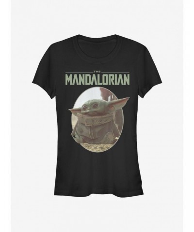 Star Wars The Mandalorian The Child The Look Girls T-Shirt $11.70 T-Shirts