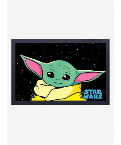 Star Wars The Mandalorian The Child Space Framed Poster $11.95 Posters