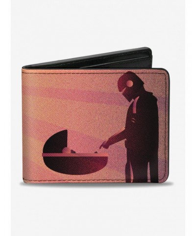 Star Wars The Mandalorian The Child And The Mandalorian Touch Bifold Wallet $6.62 Wallets