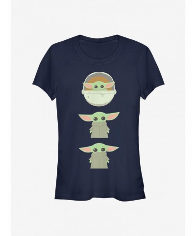 Star Wars The Mandalorian The Child Stack Girls T-Shirt $12.20 T-Shirts