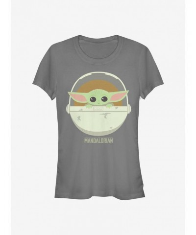 Star Wars The Mandalorian The Child Cute Bassinet Girls T-Shirt $7.47 T-Shirts