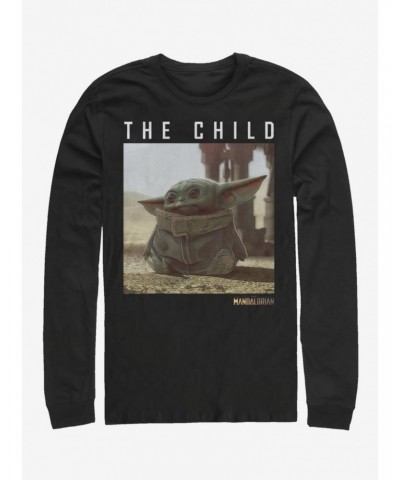 Star Wars The Mandalorian The Child Green Child Long-Sleeve T-Shirt $8.95 T-Shirts